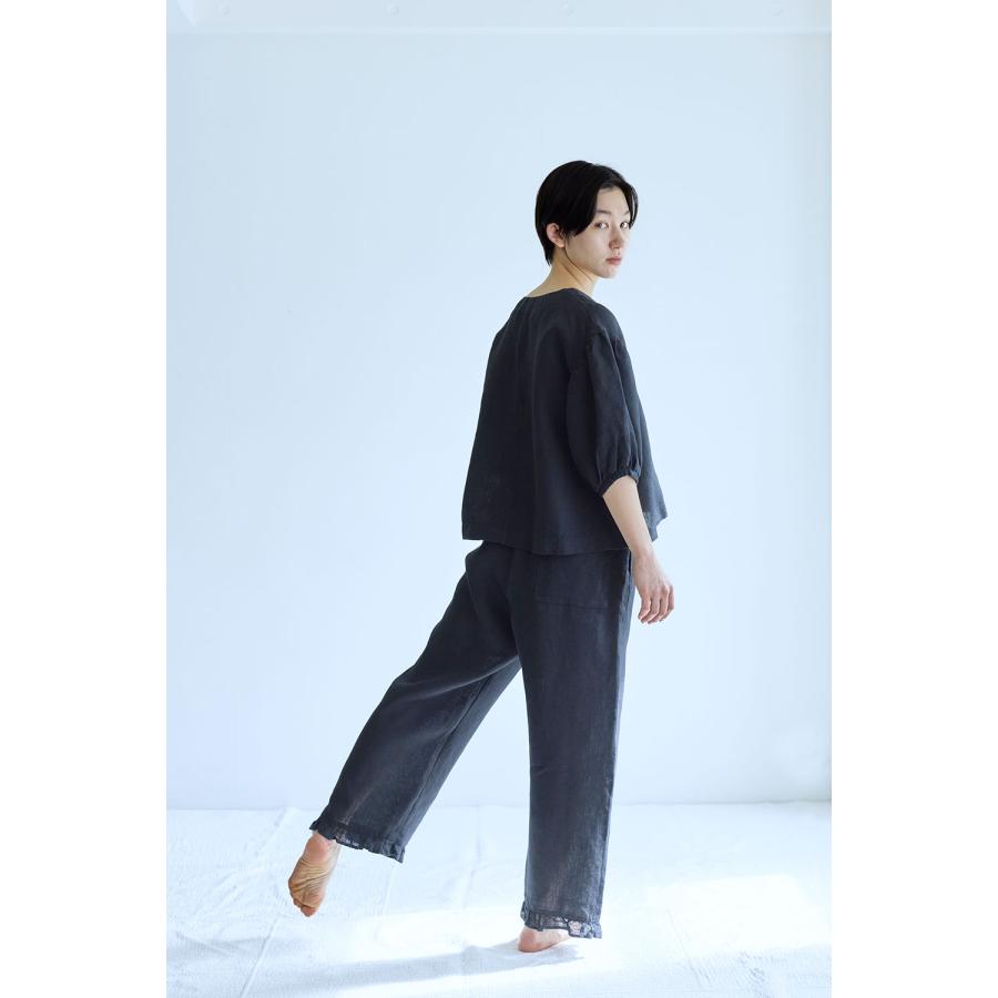 fog linen work（フォグリネンワーク） ヴェラ パンツ ブラック