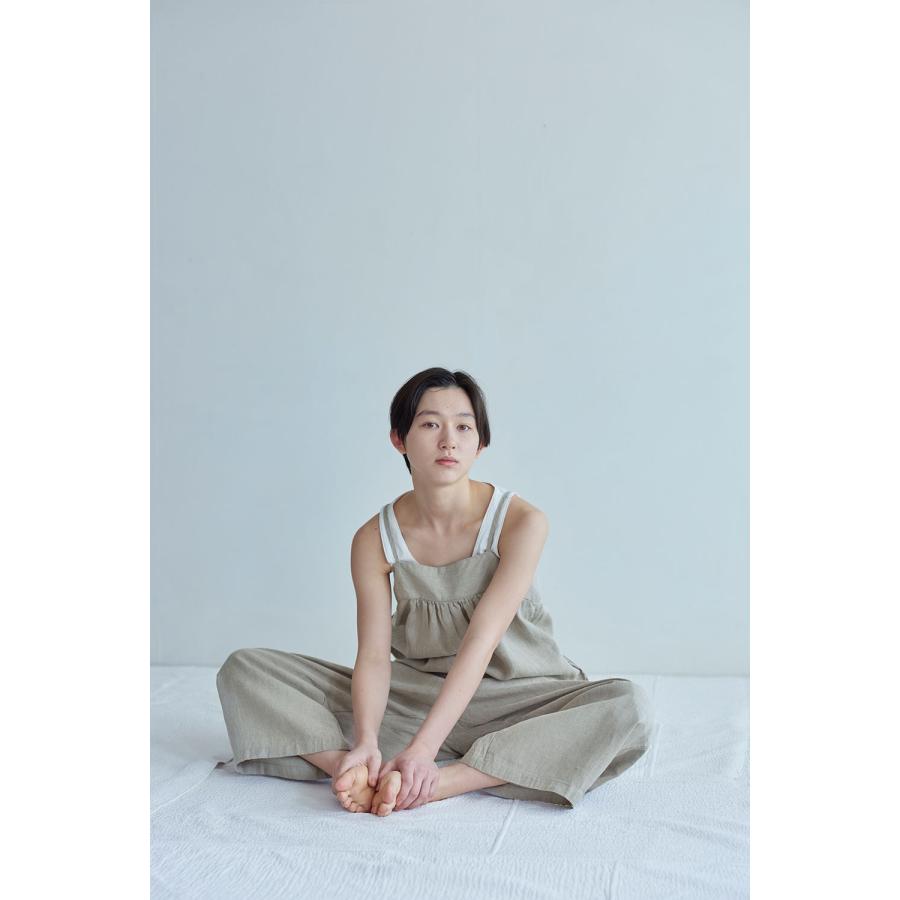 fog linen work（フォグリネンワーク） ラナ サロペット ナチュラル