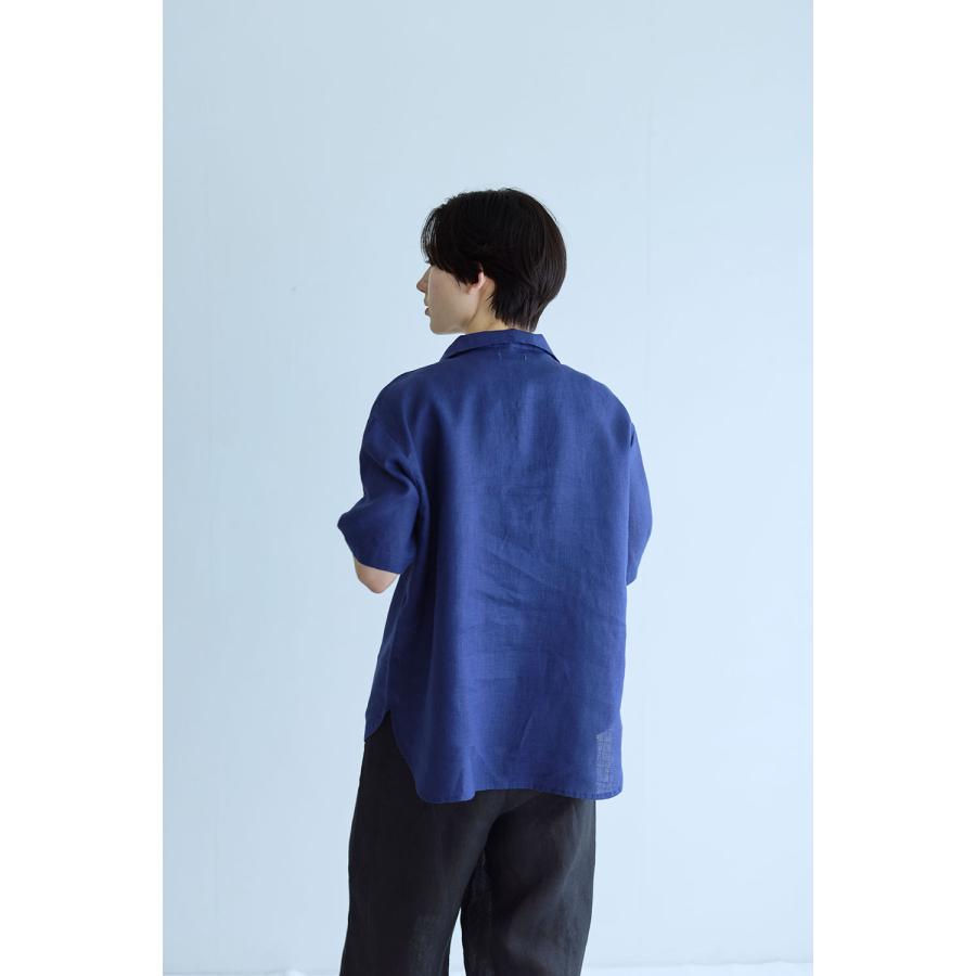 fog linen work（フォグリネンワーク） エメル トップ ブルー