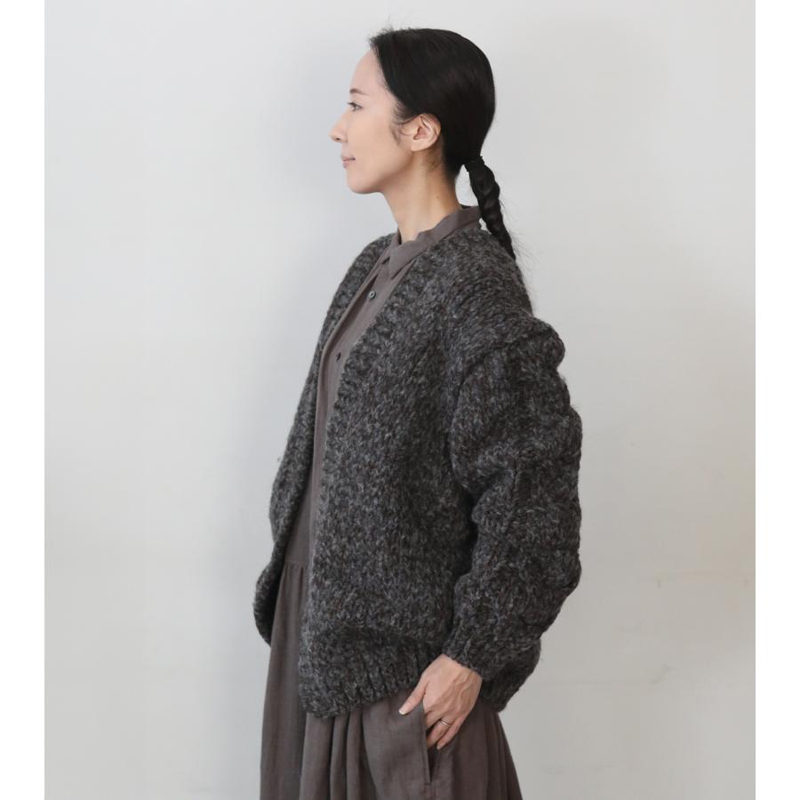 ICHI Antiquites イチアンティークス ペルーハンドニット カーディガン