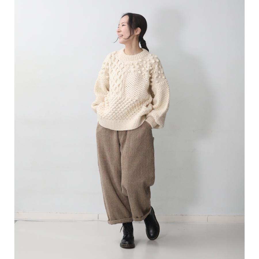 ICHI Antiquites イチアンティークス ペルーハンドニット プルオーバー 