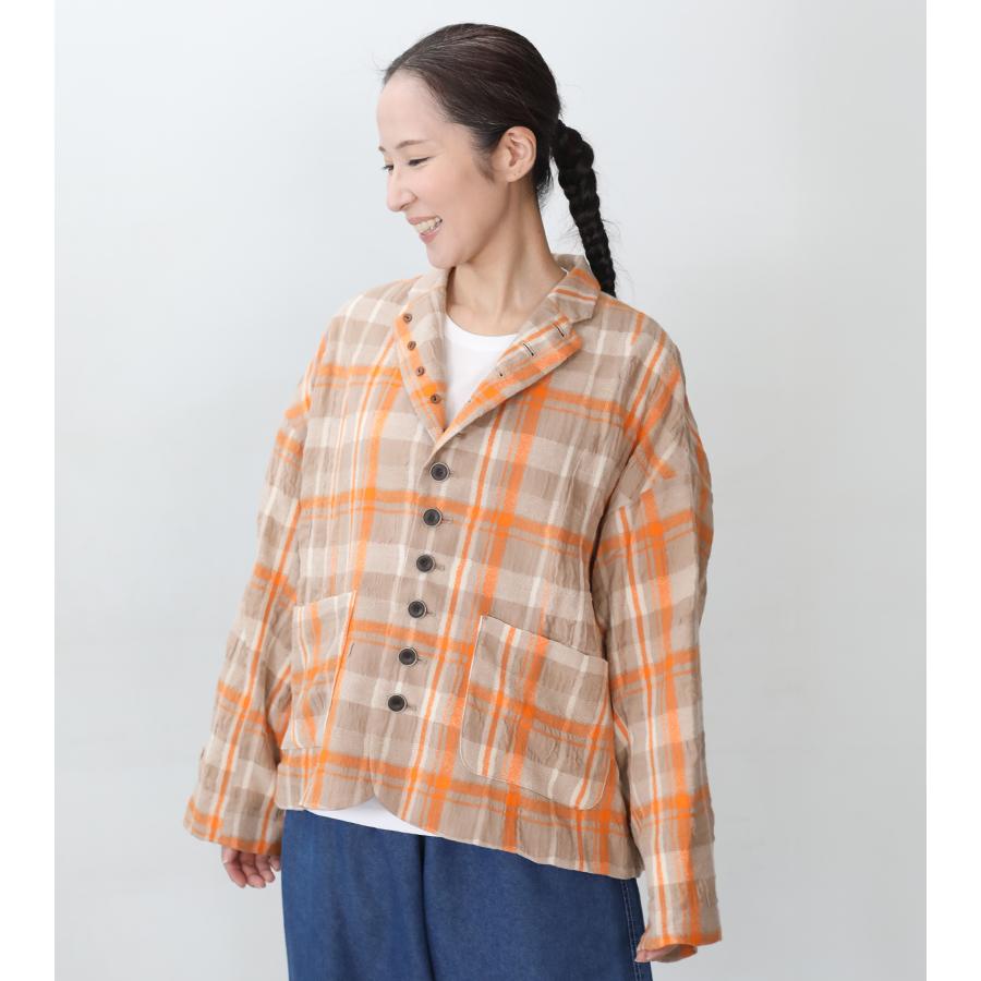ICHI Antiquites イチ アンティークス タータンチェックジャケット