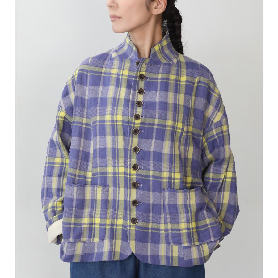 ICHI Antiquites イチ アンティークス タータンチェックジャケット