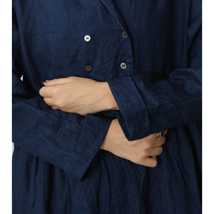 ICHI Antiquites イチアンティークス インディゴリネンドレス ダーク