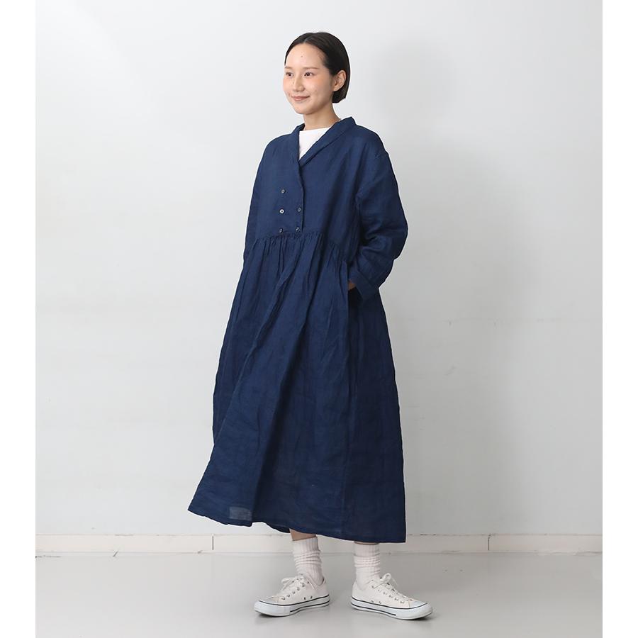 ICHI Antiquites イチアンティークス インディゴリネンドレス ダーク