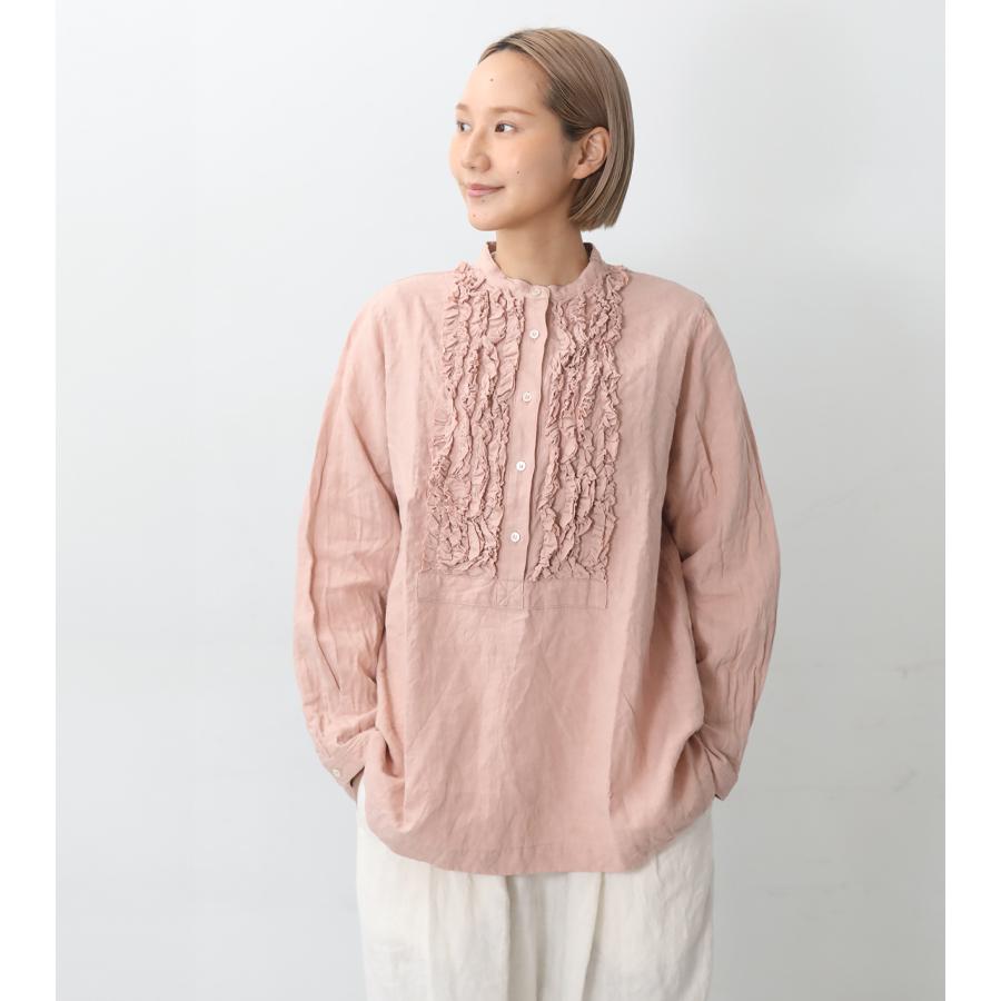 ICHI Antiquites リネン カラーブラウス ICHI Antiquites(イチアンティークス) ギンガムチェックシャツ