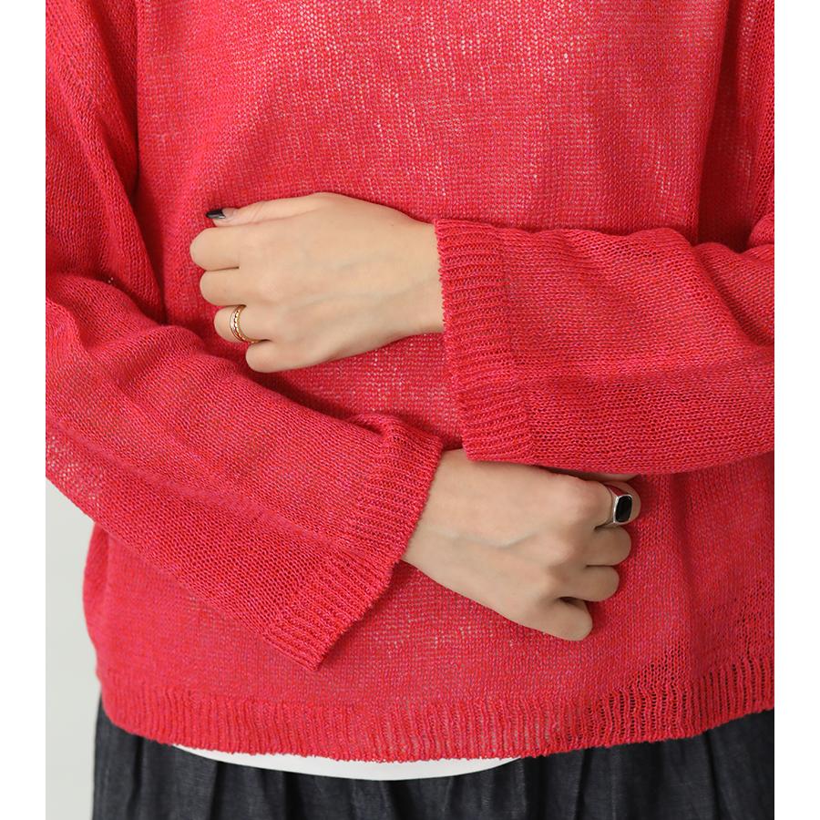 ICHI Antiquites ICHI Antiquite's イチアンティークス 綿麻ニットプル