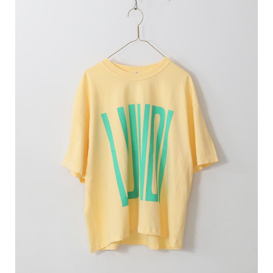 ICHI（イチ） ピグメントダイTシャツ 半袖 ゆったり Tシャツ コットン