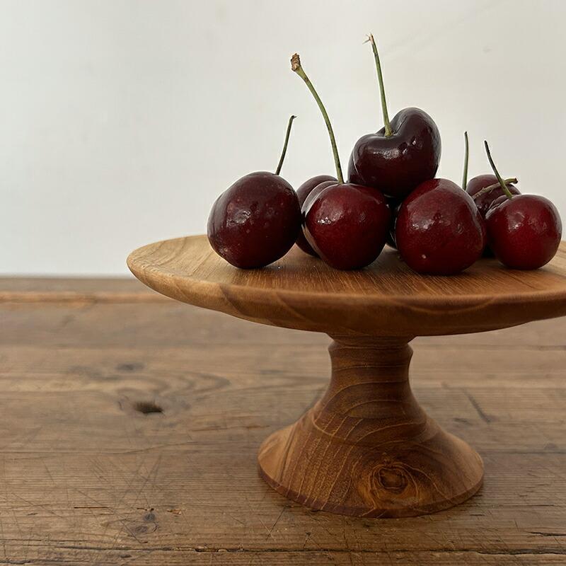 ケーキスタンド Cake stand classic S ウッド コンポート 直径16.5cm