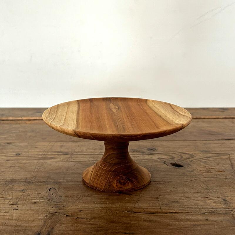 北欧ヴィンテージ　ケーキスタンド　コンポート　木製 ケーキスタンド Cake stand classic S ウッド コンポート 直径16.5cm