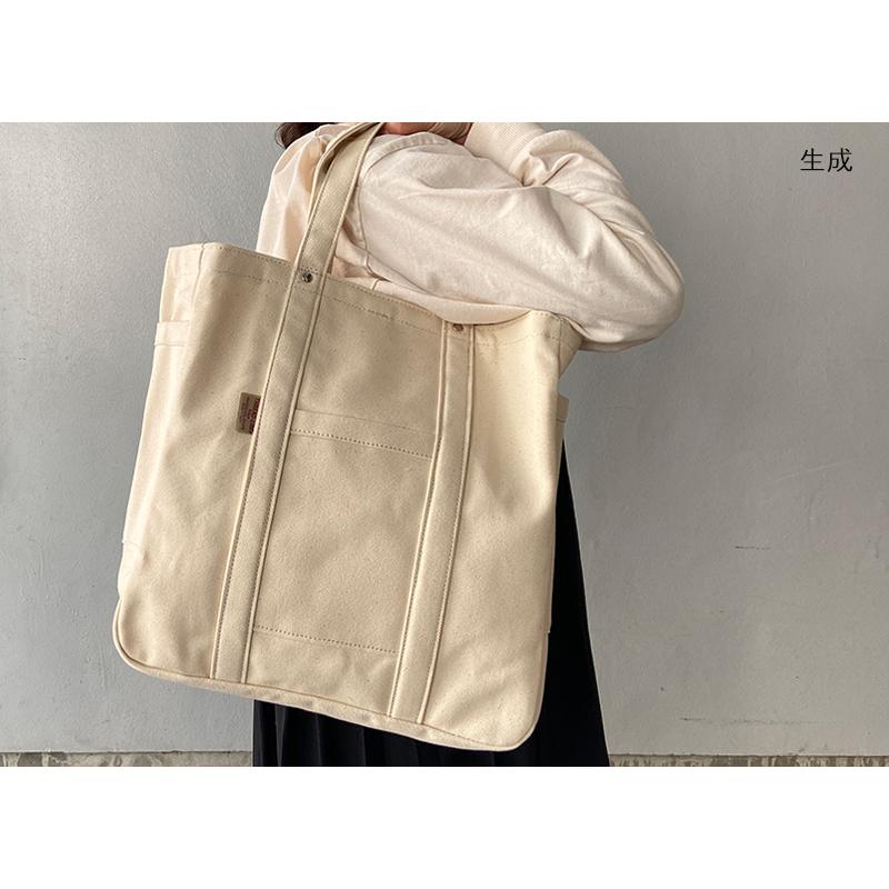 松野屋 THREAD-LINE 8号帆布スクエアトート 全7色 肩掛け A4