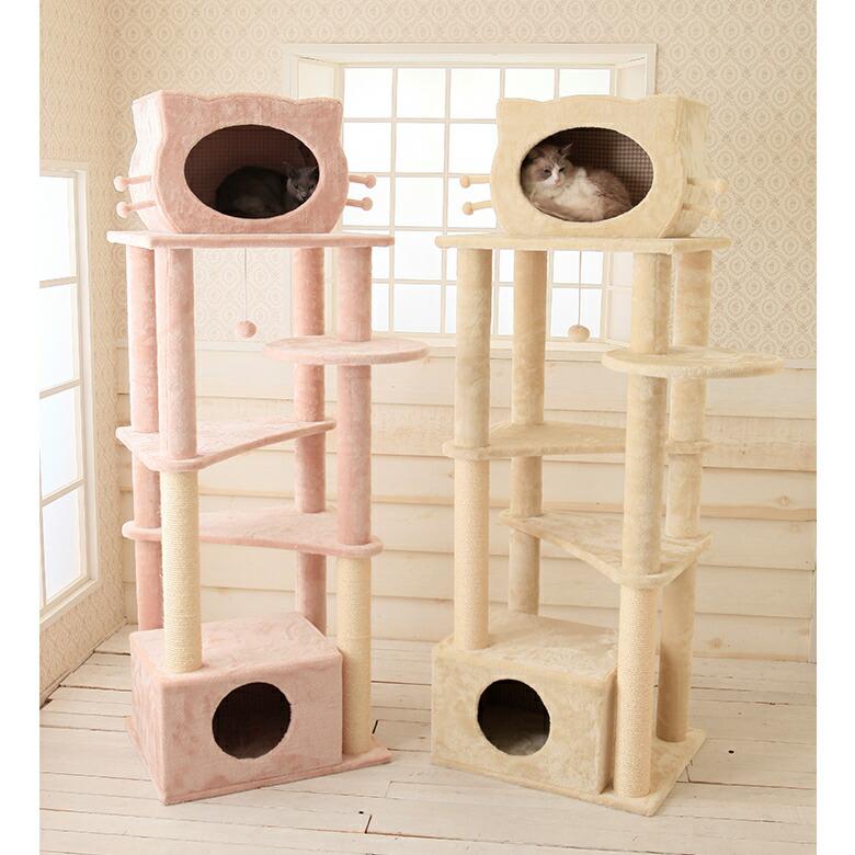 mau マウ プリシャトー キャットタワー 据え置き おしゃれ 多頭飼い インテリア 猫 タワー 大型 | Mau | 03