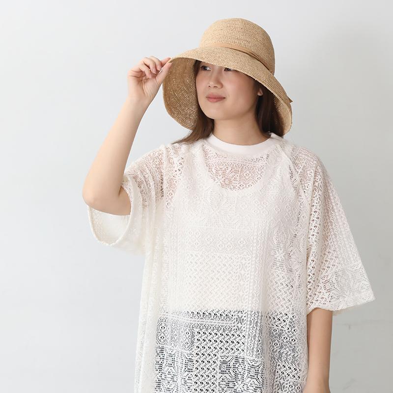 Odds（オッズ） ノットラフィアハット 麦わら帽子 レディース ストロー