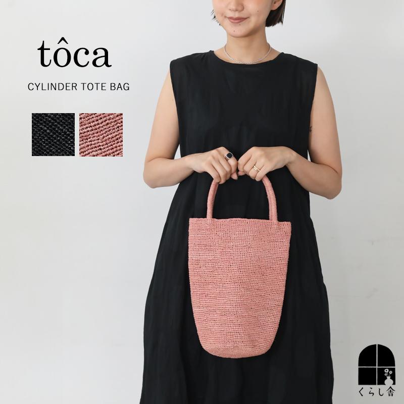 Odds（オッズ） toca トーカ シリンダートートバッグ ピンク ブラック