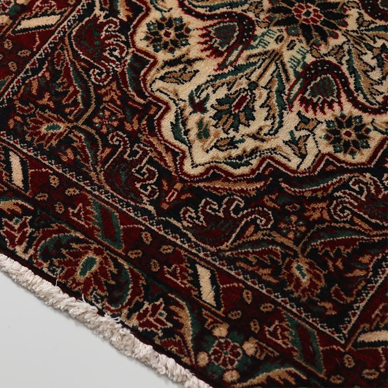 玄関マット オールド トライバルラグ バルーチ 85cm×72cm ウール絨毯