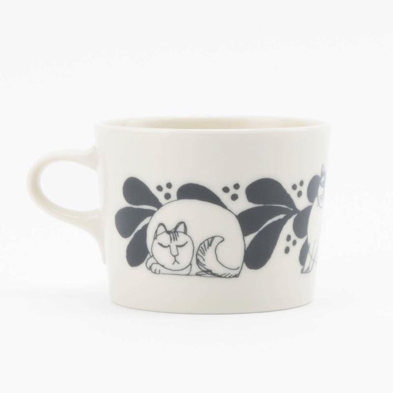 Lisa Larson（リサラーソン） マグカップ スケッチねこたち コーヒー
