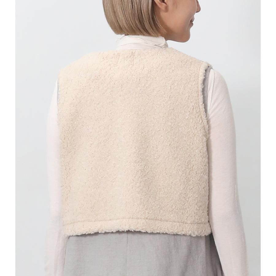 UNIVERSAL TISSU ユニバーサルティシュ ボア コンパクトベスト