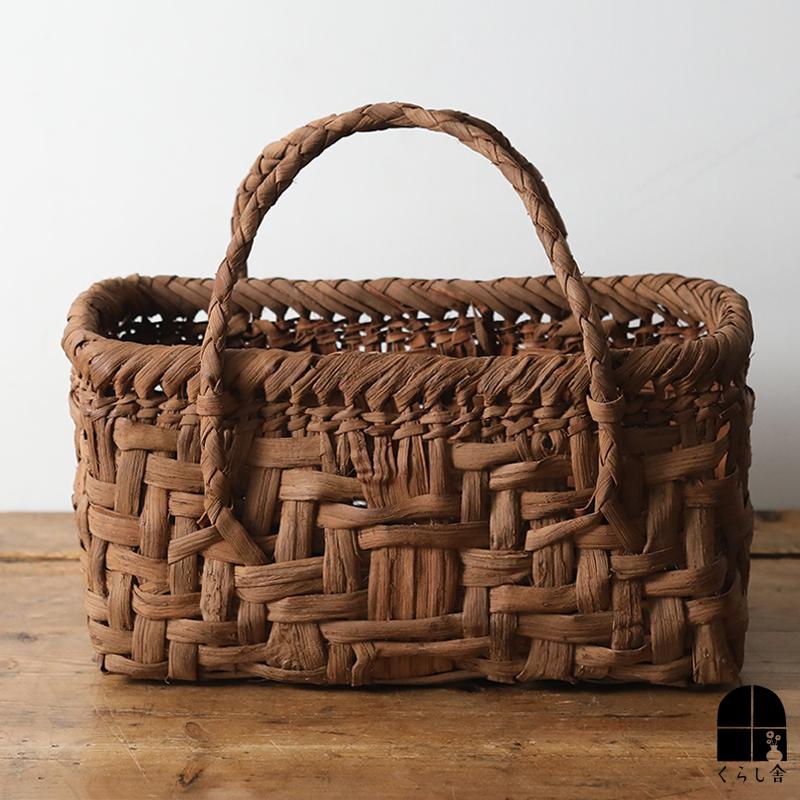 山葡萄かごバッグ 太網代 (大) YB-137 長野県 純国産 作家 筒井幸彦