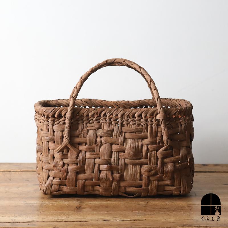 山葡萄かごバッグ 太網代 (大) YB-138 長野県 純国産 作家 筒井幸彦