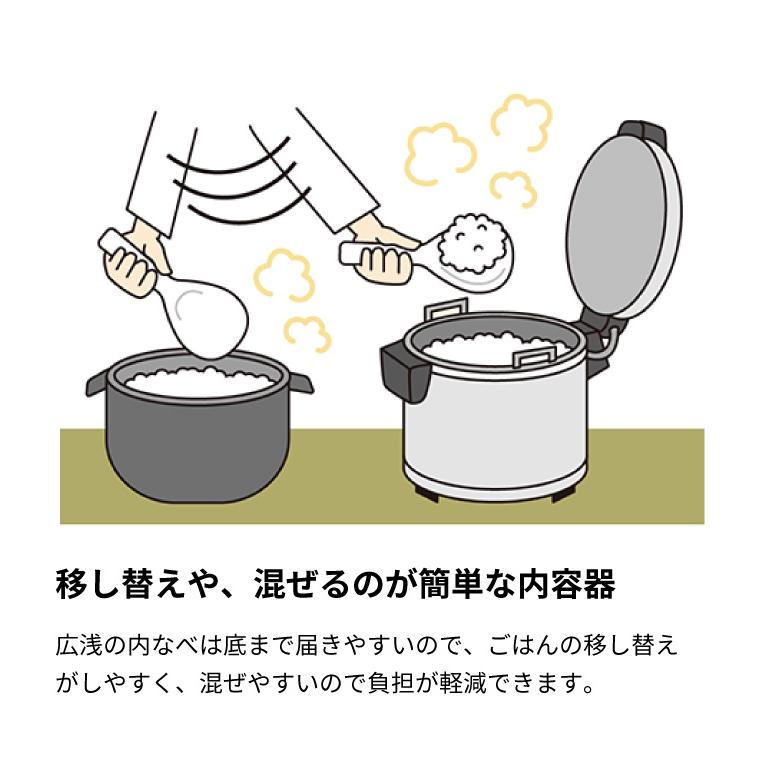 象印 業務用電子ジャー 保温専用 TH-GS40 XA ステンレス 2.2升 ご飯 保温 電気 4.0L 日本製 同梱不可｜kurashiya｜03