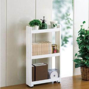 すきま収納 幅12.5cm スマートワゴン Fit F2544 45-3段 : くらし屋