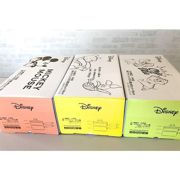 Disney 鍋・フライパン・ガラス蓋3点セット 18cm ミッキー Disney 鍋・フライパン・ガラス蓋3点セット 18cm ミッキー