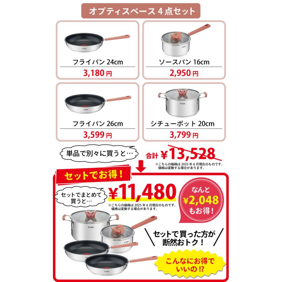 オプティスペース 期間限定 ふきんプレゼント中 ガス火・IH対応
