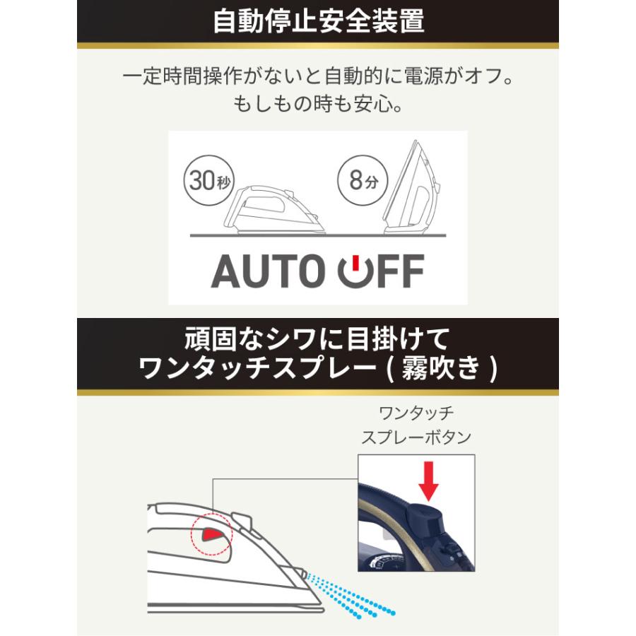 T-fal（ティファール） スチームアイロン ターボプロ FV6825J0 T-fal