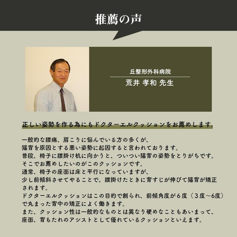 ドクターエル EX クッション ＥＸ‐９８０ 全2色 日本製/腰痛対策/猫背/姿勢矯正/骨盤安定/下っ腹 ぽっこり/代謝アップ/肩こり 解消 グッズの画像