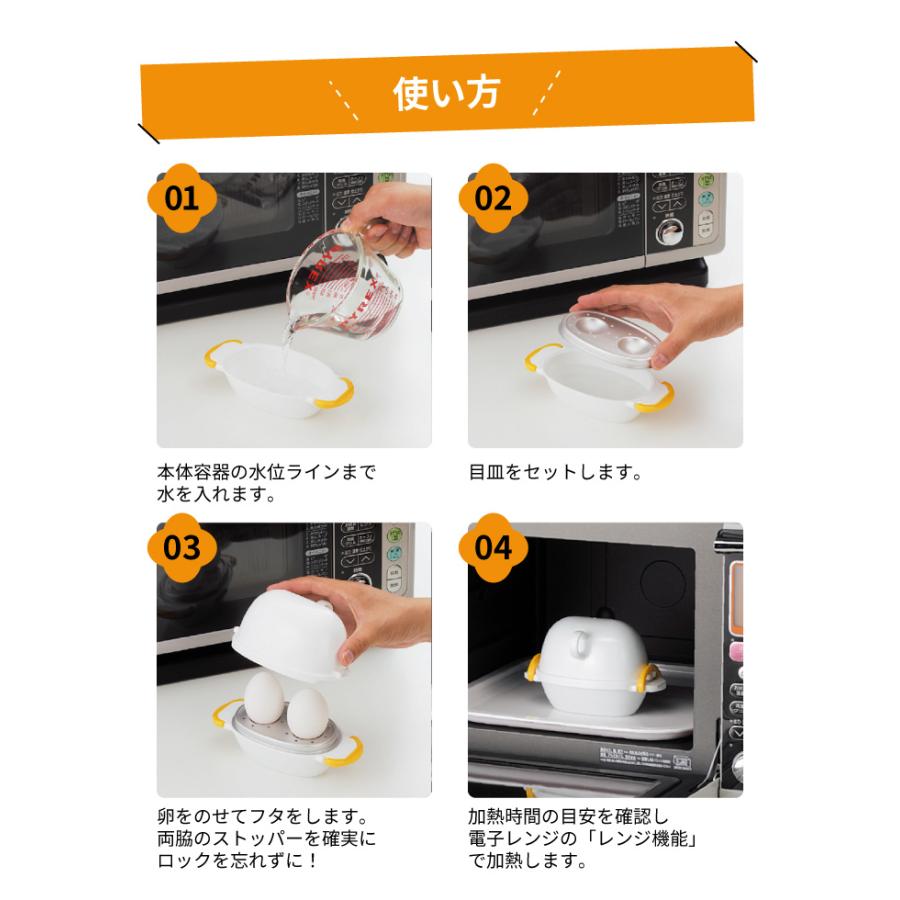 曙産業 レンジでらくチン ゆでたまご 2個用 RE-277 : くらし屋 Yahoo