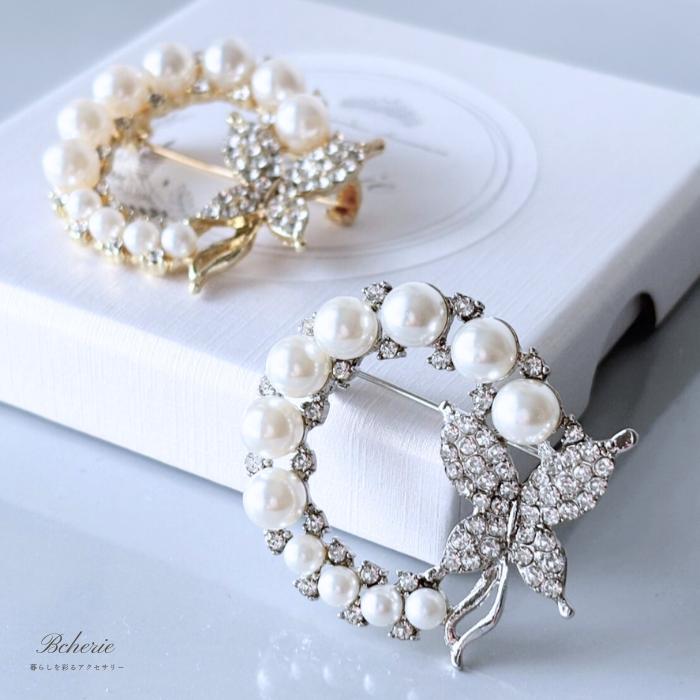 アクセサリーパールプローチまとめ（19） ブローチ パール おしゃれ レディース ブローチピン 結婚式 卒業式