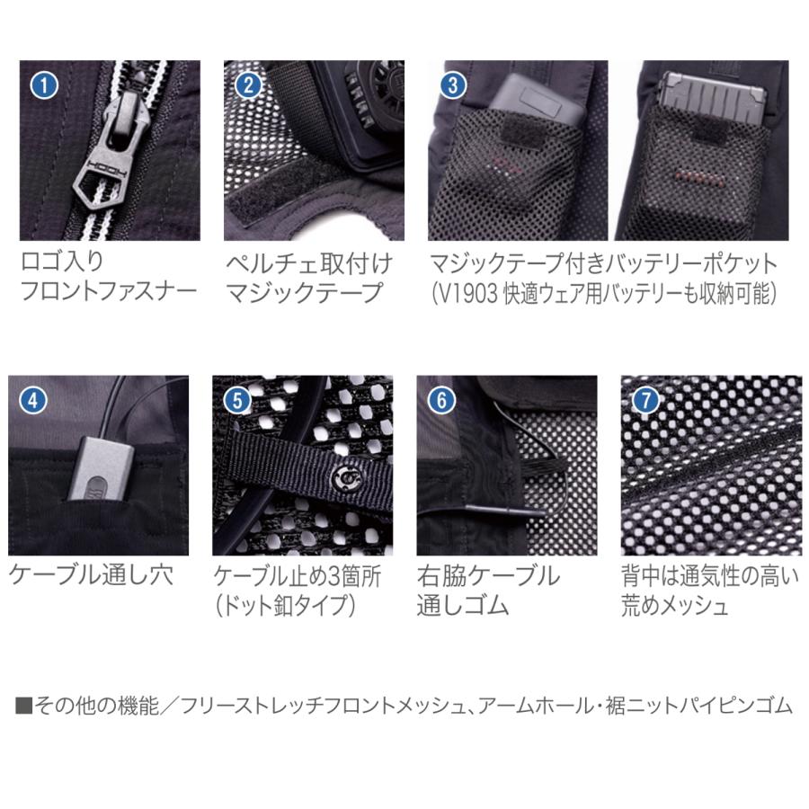 ペルチェベストセット PV111 インナーとバッテリーと ペルチェ ペルチェベストセット PV111 インナーとバッテリーと ペルチェ