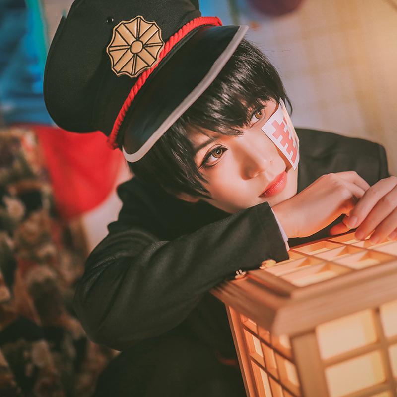 地縛少年花子くん 風 柚木普 柚木司 コスプレ 制服 仮装 変装 コスチューム イベント 新品セール