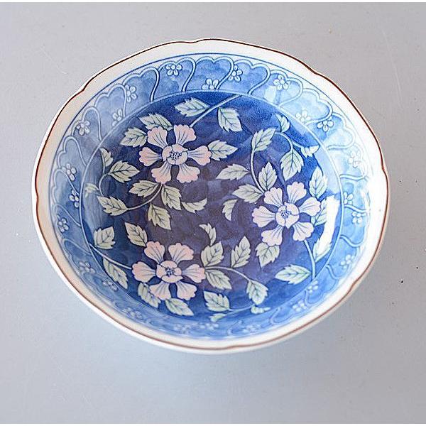 中鉢 5個 松峰窯 ほんのりピンクの花 : 暮らしの器 - 通販 - Yahoo