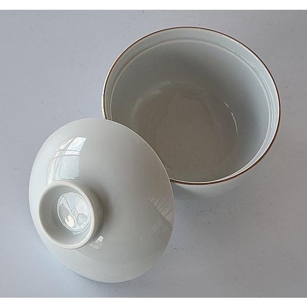 蓋つき碗 白磁 金ライン : 暮らしの器 - 通販 - Yahoo!ショッピング