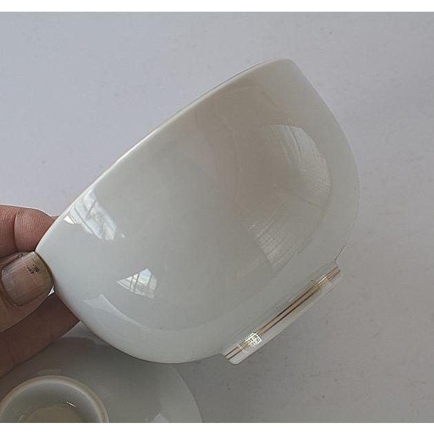 蓋つき碗 白磁 金ライン : 暮らしの器 - 通販 - Yahoo!ショッピング