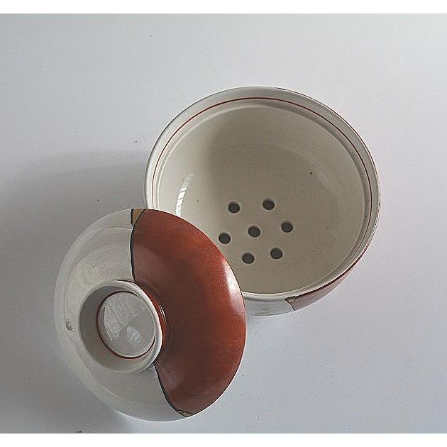 蓋つき碗 穴あき 蒸し碗 紅白塗分け : 暮らしの器 - 通販 - Yahoo