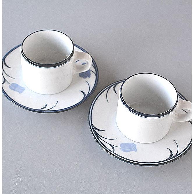 DANSK 食器セット 皿 カップ ソーサー DANSK（ダンスク） カップ ソーサー ベルフラワー ソーサー 2客セット