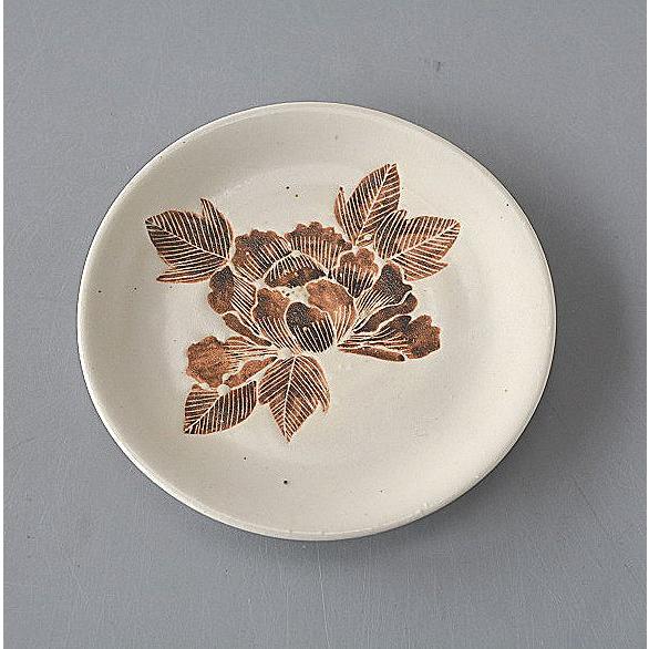 小皿 手描きの花 はまぐり窯 : 暮らしの器 - 通販 - Yahoo!ショッピング