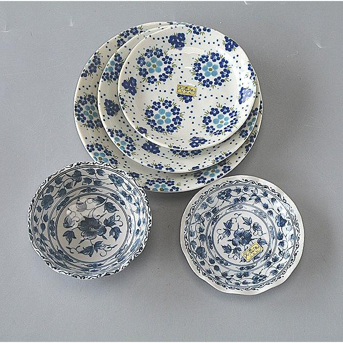 食器5点セット 皿4 小鉢1 藍色系 : 暮らしの器 - 通販 - Yahoo