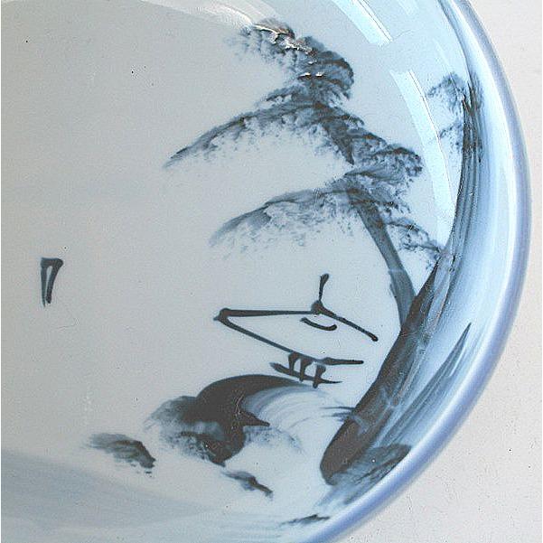 陶器　手書き山水画　大小大鉢　2点 大鉢 山水画 L ob17 : 暮らしの器 - 通販 - Yahoo!ショッピング