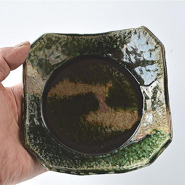 角皿 反り縁 織部 棟山窯 : 暮らしの器 - 通販 - Yahoo!ショッピング