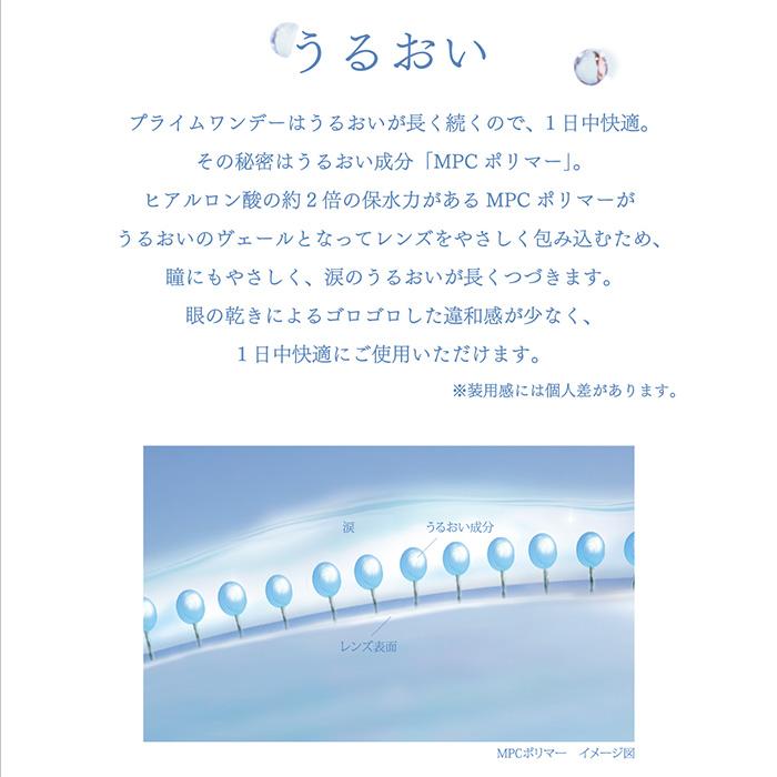 700円OFFクーポン対象 2箱セット  プライムワンデー 30枚入 Prime 1day 1日使い捨て アイレ コンタクト ワンデー クリアレンズ 小松菜奈｜kurasio-en｜04