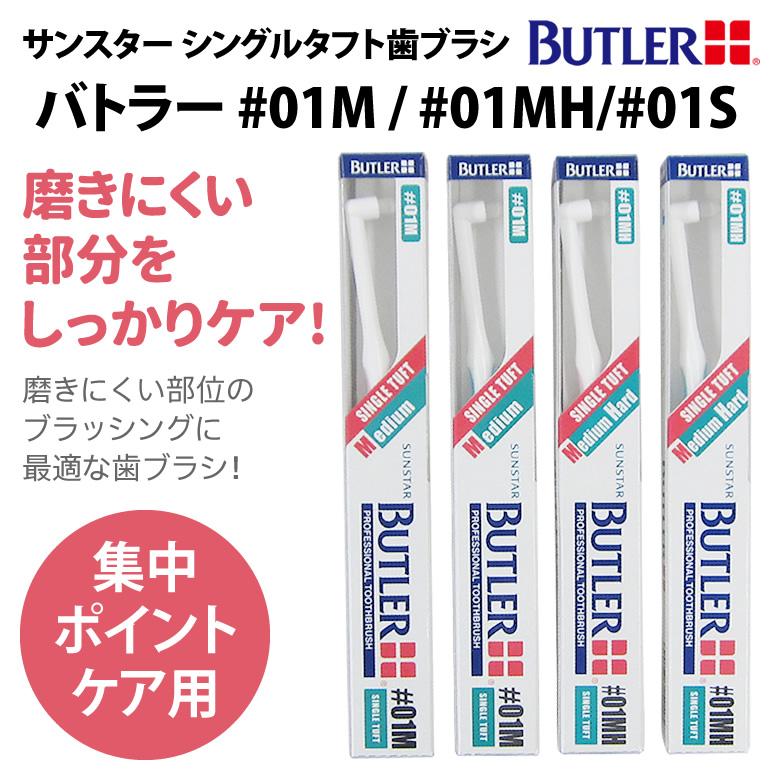 12本セット サンスター バトラー シングルタフト 歯ブラシ ♯01M 歯科専売品｜kurasio-en｜02