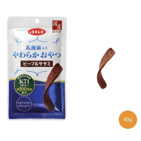デビフ　乳酸菌入りやわらかおやつ　40g×36袋 デビフペット 6個セット 乳酸菌入り やわらかおやつ ビーフ＆ササミ