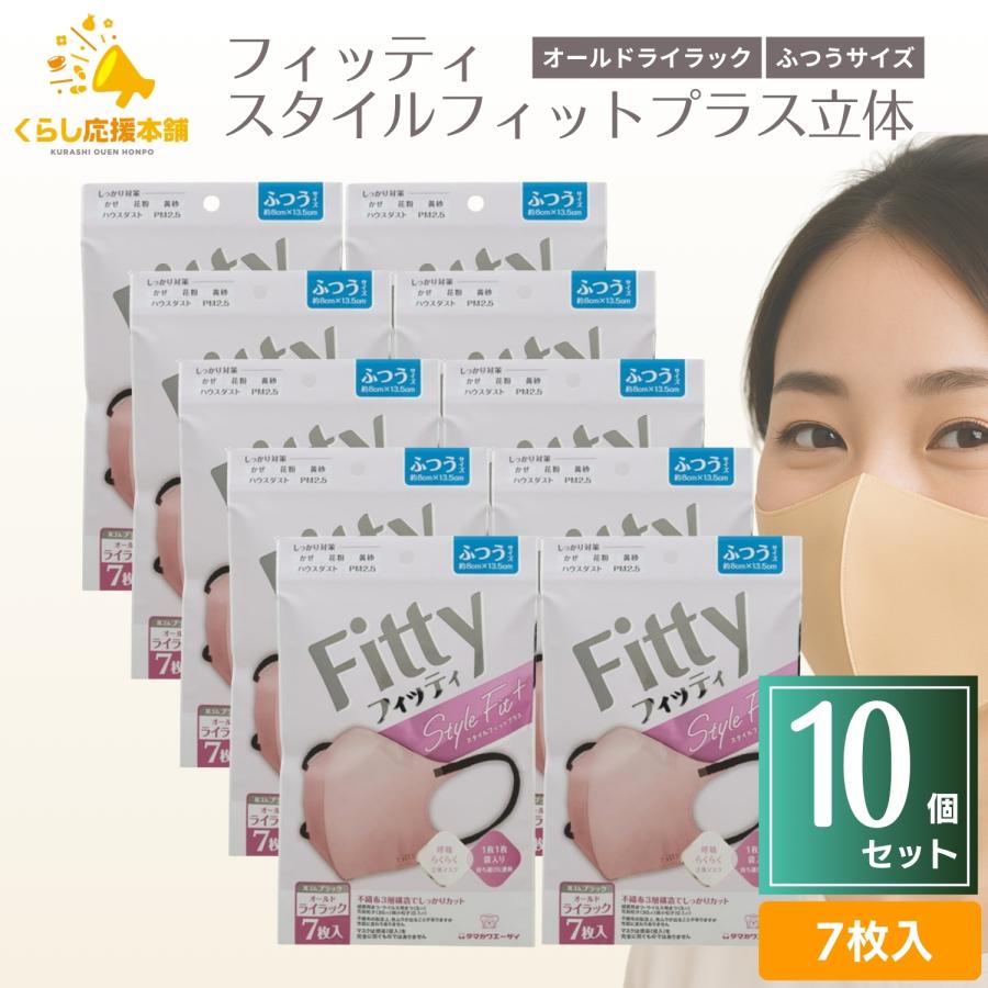 Fitty 10袋セット フィッティ スタイルフィットプラス 立体 オールド