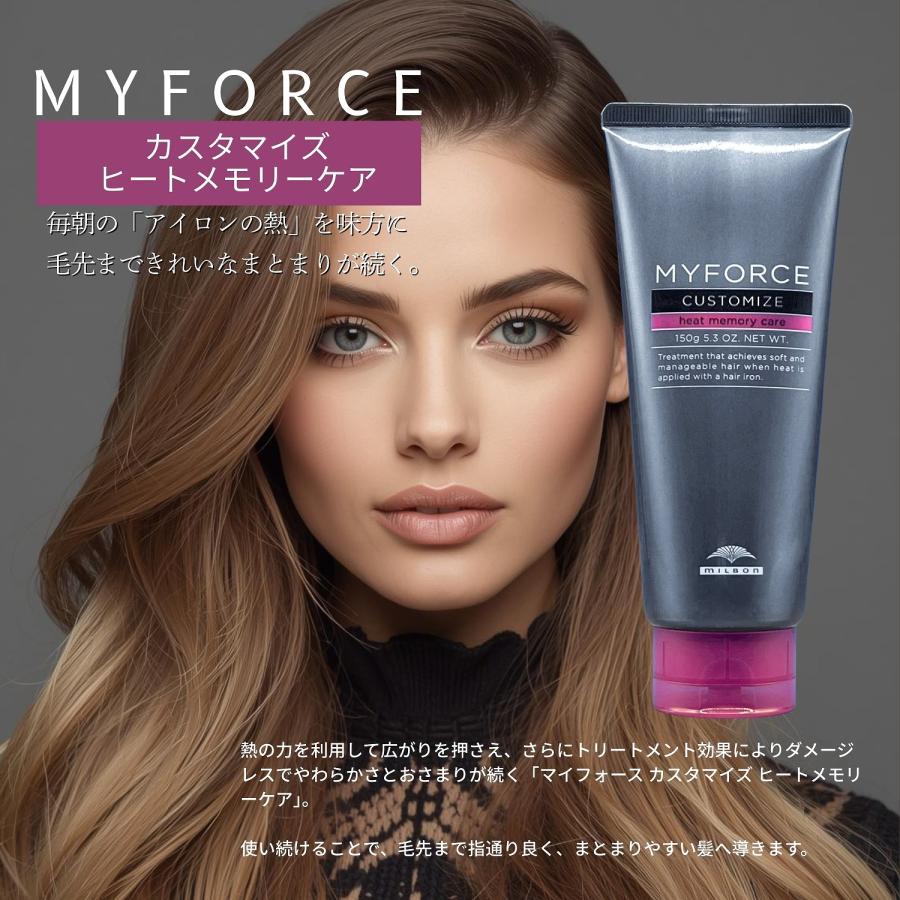 MYFORCE 2個セット ミルボン マイフォース カスタマイズ ヒート 