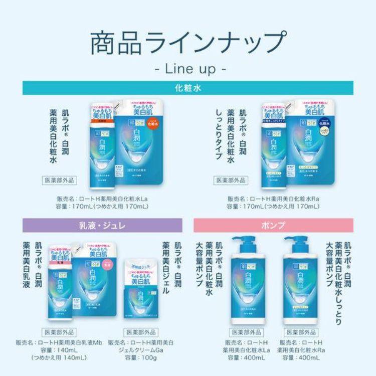 肌ラボ ロート製薬 白潤 薬用美白化粧水 しっとりタイプ