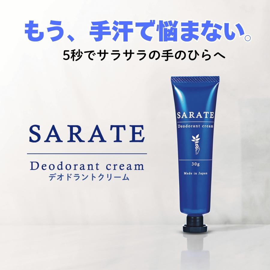 土日限定SALE⭐︎SARARAFINE デオドラントクリーム 25g 6個セット 2個セット SARATE サラテ デオドラントクリーム 30g 手汗対策クリーム