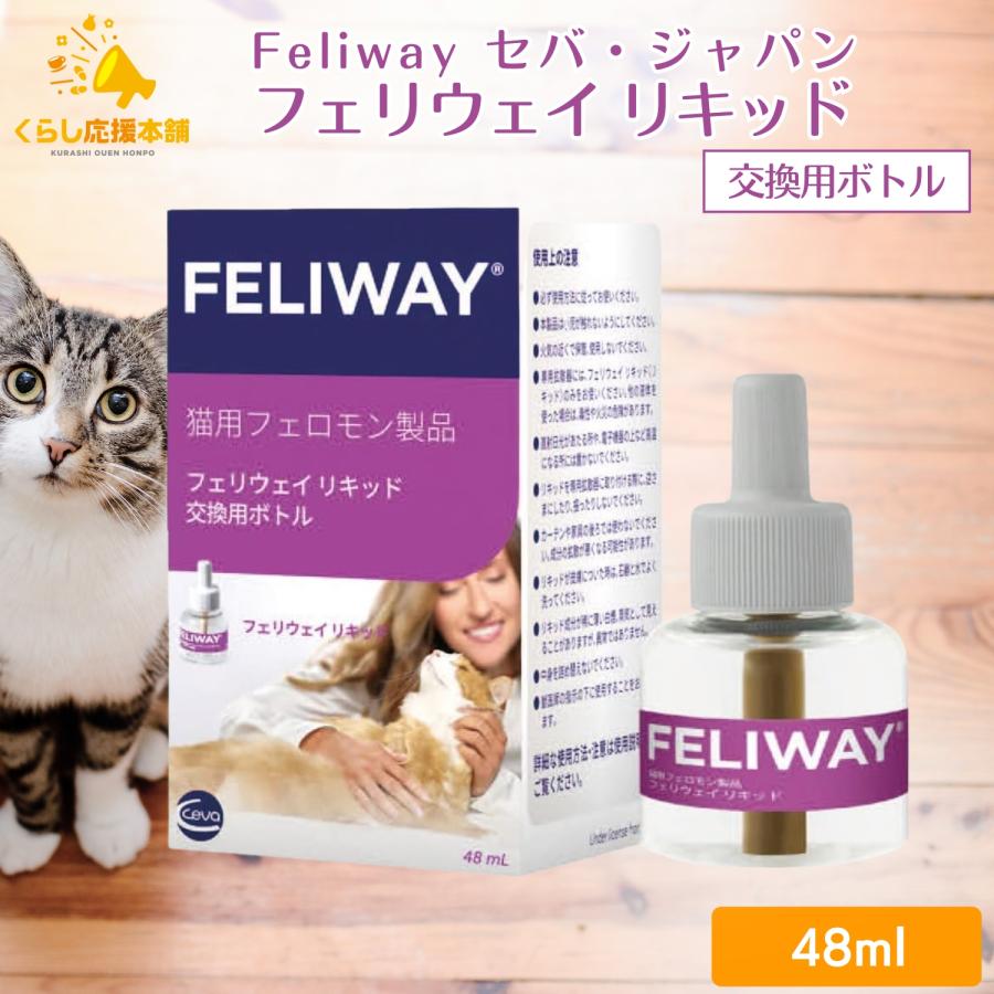 セバ・ジャパン フェリウェイ リキッド 交換用ボトル 48ml 猫用